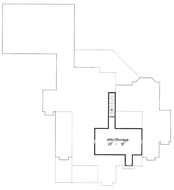 Architectural House Design - Craftsman Floor Plan - Other Floor Plan #417-743