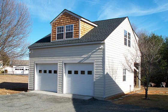 Exterior - Front Elevation 3 for Craftsman House Plan #124-635, 1 bath