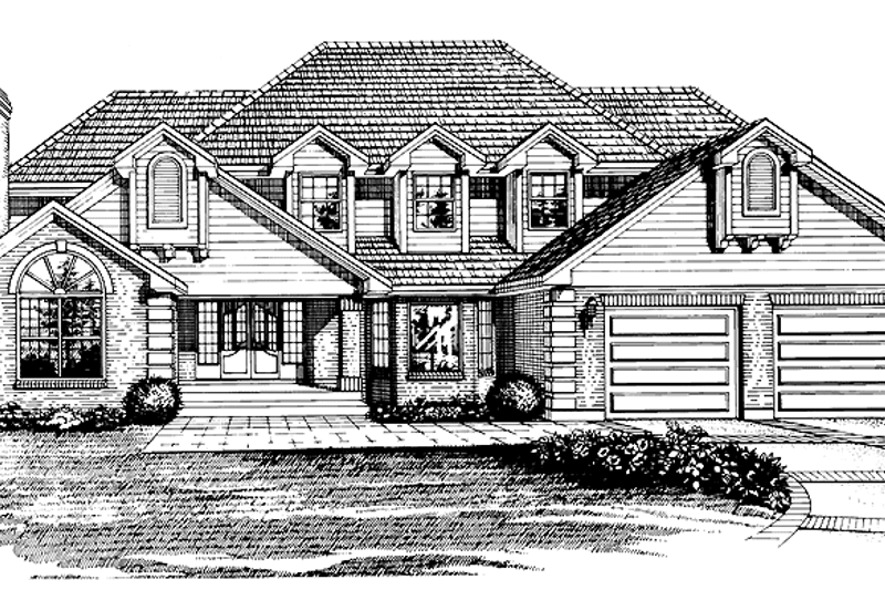 Home Plan - Traditional Exterior - Front Elevation Plan #47-726