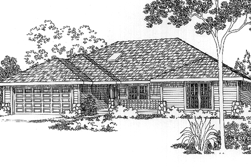 Home Plan - Country Exterior - Front Elevation Plan #997-11