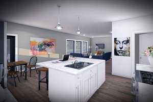 Interior - Kitchen for Farmhouse House Plan #70-1510 - 3 bed, 2.5 bath