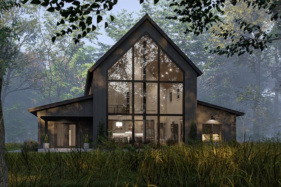 Exterior - Other Elevation 1 for Barndominium House Plan #455-723 - 5 bed, 4 bath