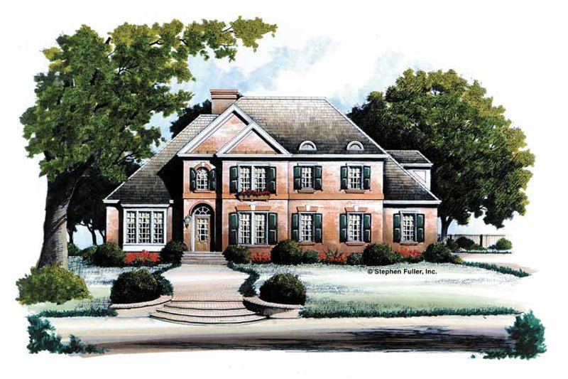 Home Plan - Traditional Exterior - Front Elevation Plan #429-107