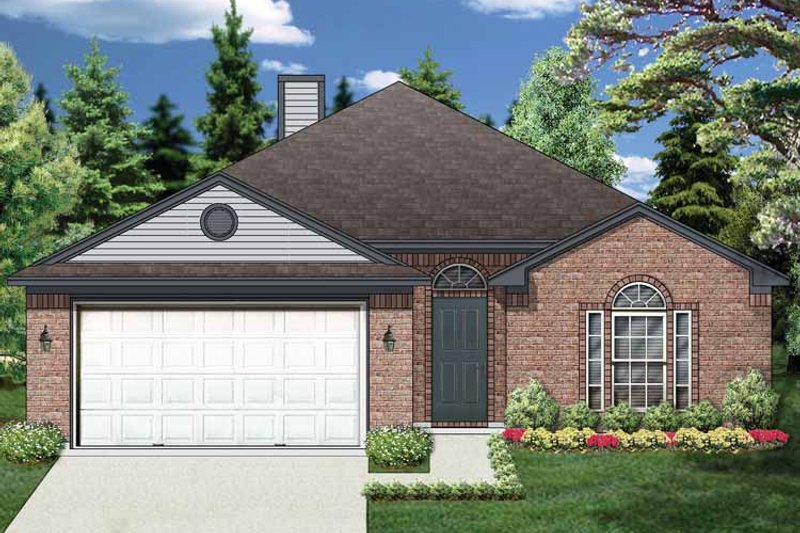 Home Plan - Exterior - Front Elevation 3 for Traditional House Plan #84-669 - 3 bed, 2 bath