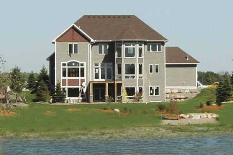 Home Plan - Exterior - Rear Elevation for Craftsman House Plan #320-992 - 4 bed, 3.5 bath