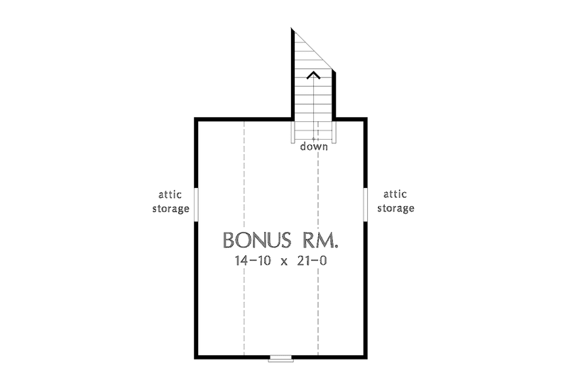 Home Plan - Floor Plan - Other Floor for Country House Plan #929-513 - 3 bed, 2 bath