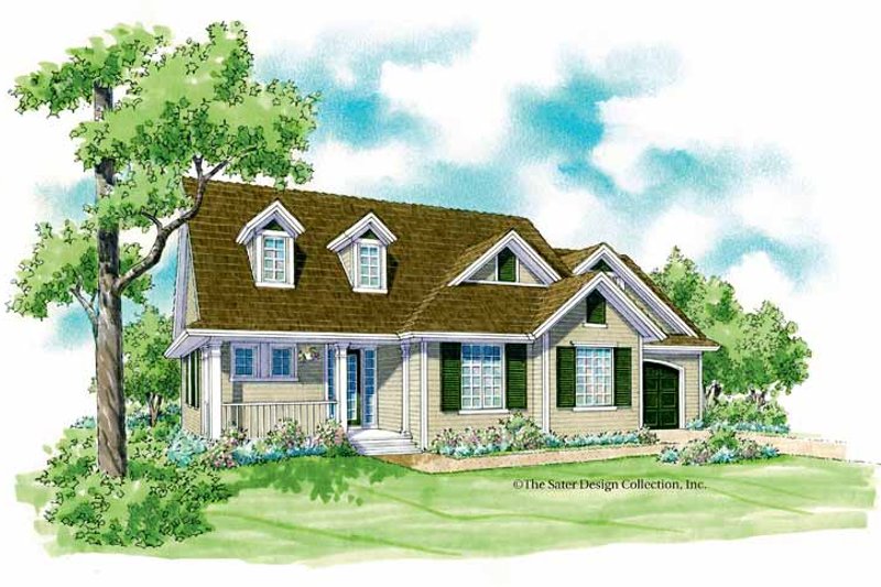 Architectural House Design - Country Exterior - Front Elevation Plan #930-247