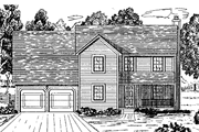 Country Style House Plan - 4 Beds 2.5 Baths 2393 Sq/Ft Plan #405-280 