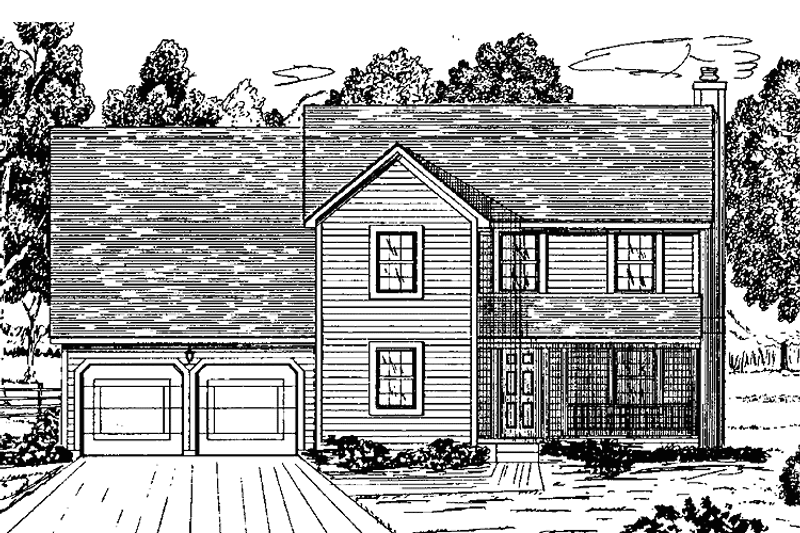 Country Style House Plan - 4 Beds 2.5 Baths 2393 Sq/Ft Plan #405-280