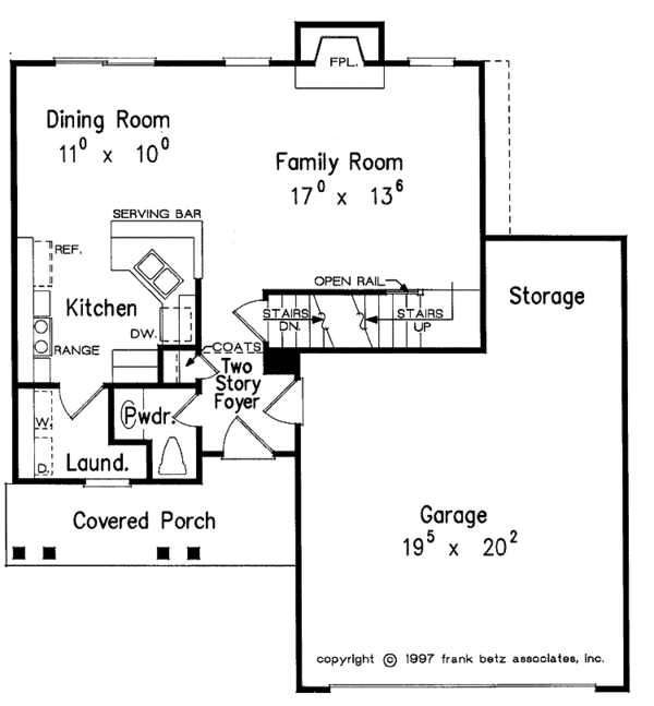 Architectural House Design - Country Floor Plan - Main Floor Plan #927-332