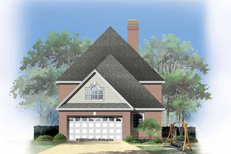 House Design - Exterior - Rear Elevation for Colonial House Plan #929-856 - 5 bed, 4 bath