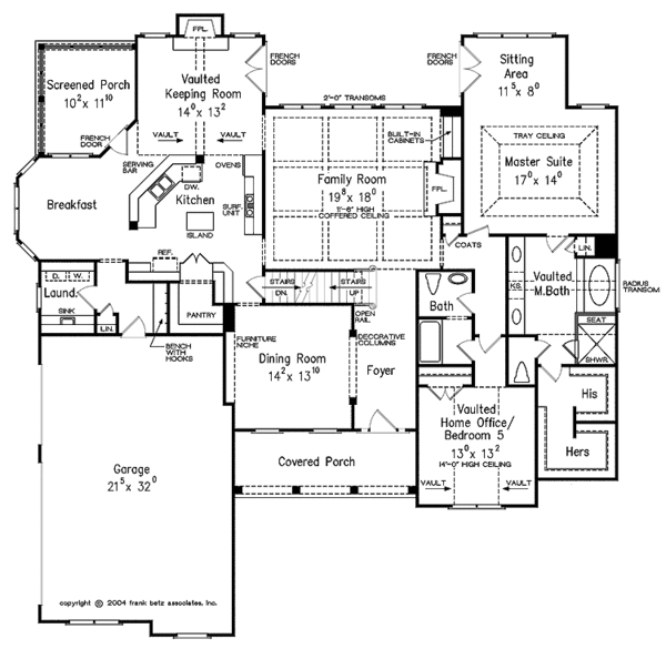 Architectural House Design - Country Floor Plan - Main Floor Plan #927-311
