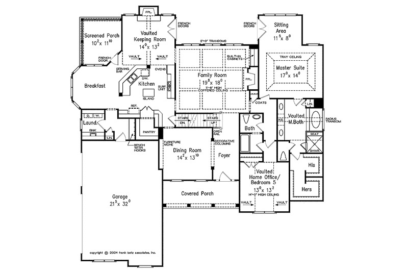 Home Plan - Floor Plan - Main Floor for Country House Plan #927-311 - 5 bed, 4 bath