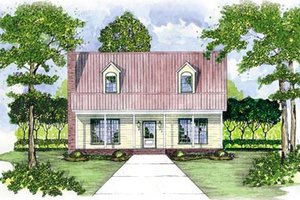 Farmhouse Exterior - Front Elevation Plan #36-162