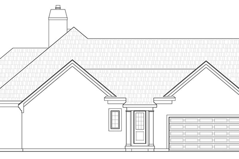 Dream House Plan - Exterior - Other Elevation 1 for European House Plan #20-2251 - 3 bed, 3 bath