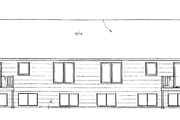 Traditional Style House Plan - 4 Beds 2 Baths 1967 Sq/Ft Plan #58-229 