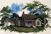 Country Style House Plan - 3 Beds 2 Baths 1393 Sq/Ft Plan #41-109 