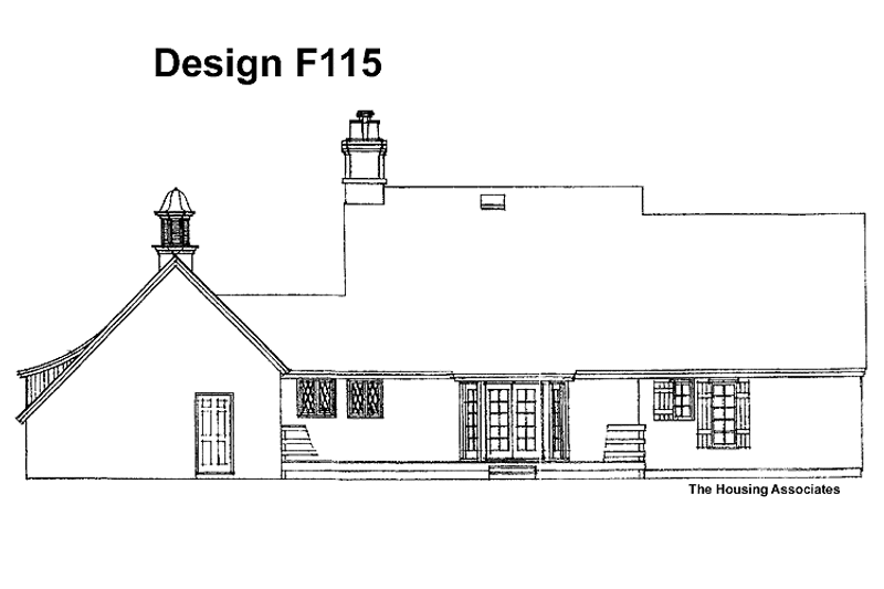 Dream House Plan - Exterior - Rear Elevation for Country House Plan #1016-14 - 3 bed, 3 bath