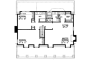 Country Style House Plan - 3 Beds 2.5 Baths 2532 Sq/Ft Plan #72-973 Floor 