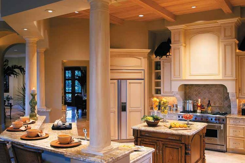 Dream House Plan - Interior - Kitchen for Mediterranean House Plan #930-314 - 3 bed, 4.5 bath