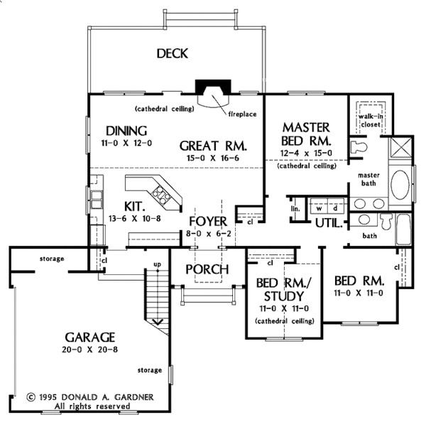 Dream House Plan - Country Floor Plan - Main Floor Plan #929-487