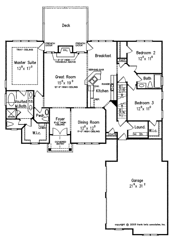 Dream House Plan - European Floor Plan - Main Floor Plan #927-350