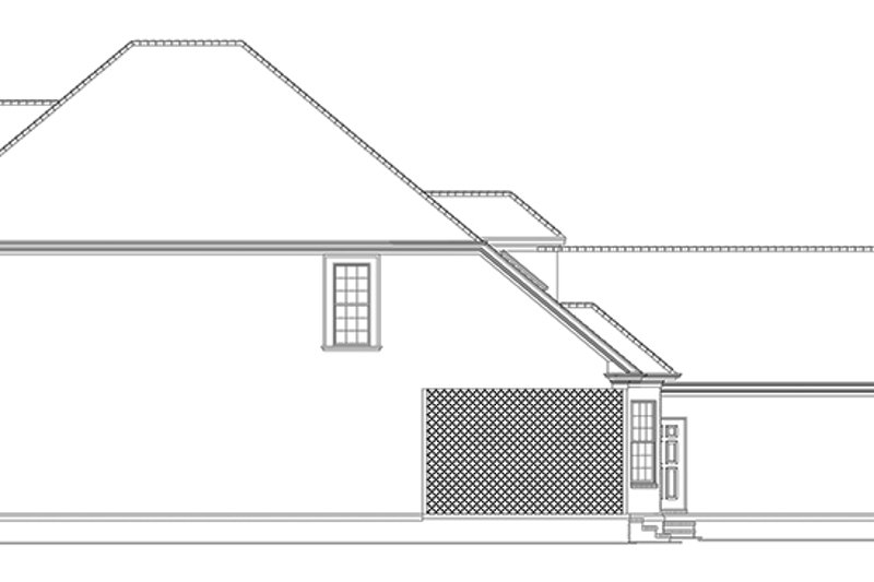Dream House Plan - Exterior - Rear Elevation for Traditional House Plan #17-2899 - 5 bed, 5 bath