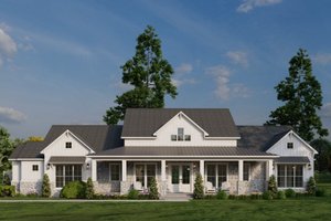 Farmhouse Exterior - Front Elevation Plan #923-404