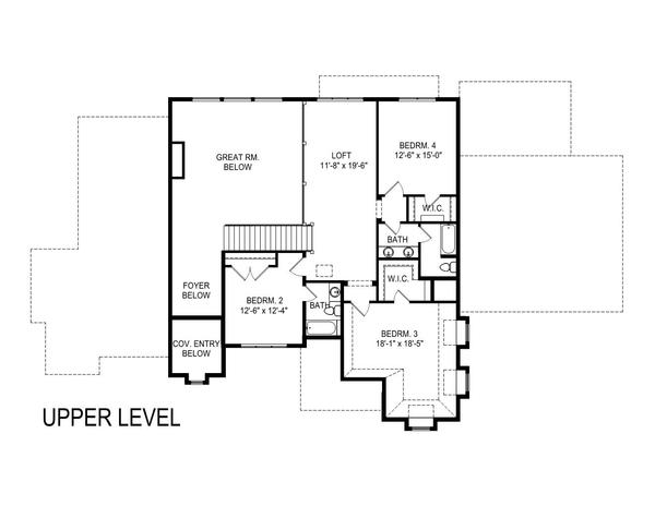Home Plan - European Floor Plan - Upper Floor Plan #920-107