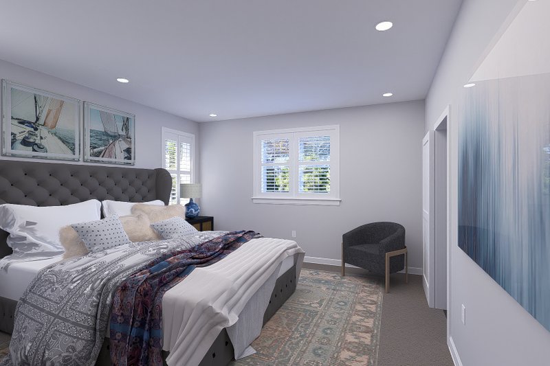 Home Plan - Interior - Master Bedroom 2 for Farmhouse House Plan #1060-360 - 4 bed, 2.5 bath