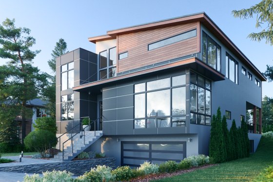 Exterior - Other Elevation for Modern House Plan #1066-109 - 6 bed, 3.5 bath