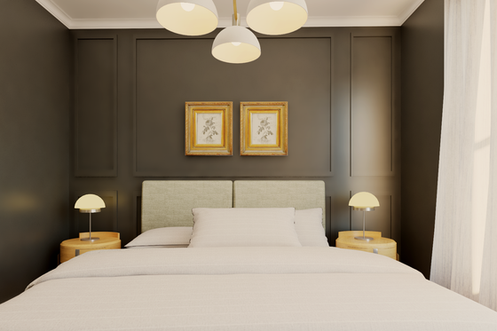 Interior - Bedroom for Craftsman House Plan #1064-409 - 2 bed, 1.5 bath