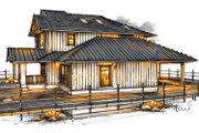 Country Style House Plan - 3 Beds 2.5 Baths 2593 Sq/Ft Plan #1101-60 Exterior 