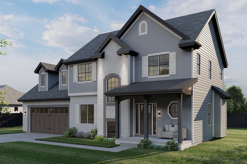 Home Plan - Exterior - Other Elevation 1 for Traditional House Plan #455-179 - 3 bed, 2.5 bath