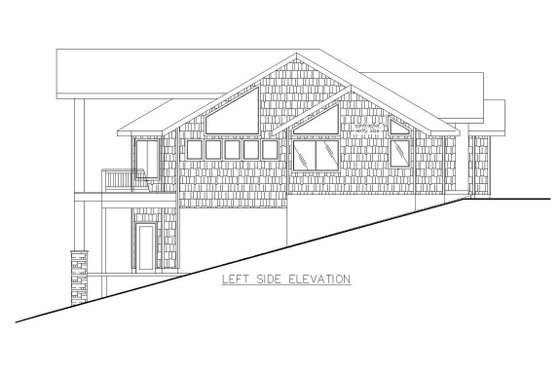 Exterior - Other Elevation for Modern House Plan #117-276 - 1 bed, 2 bath