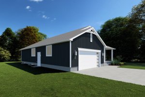 Exterior - Other Elevation for Farmhouse House Plan #1111-24 - 3 bed, 2 bath