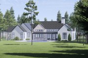 Modern Style House Plan - 4 Beds 4.5 Baths 3673 Sq/Ft Plan #1096-28 