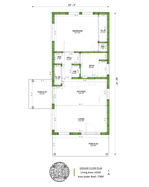 Home Plan - Traditional Floor Plan - Main Floor Plan #1106-25