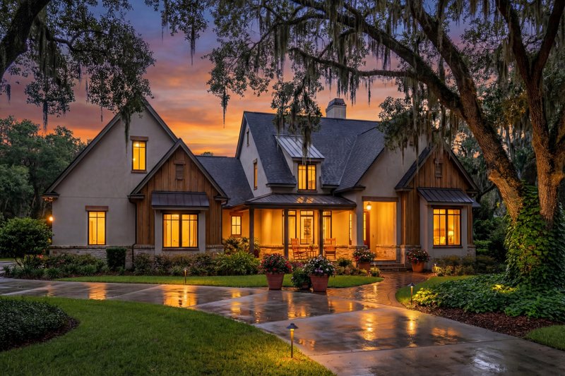 House Design - Exterior - Other Elevation for Farmhouse House Plan #120-296 - 4 bed, 3.5 bath