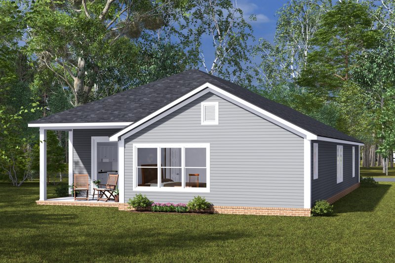 Home Plan - Exterior - Other Elevation 1 for Cottage House Plan #513-2293 - 3 bed, 2 bath