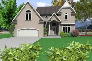 Traditional Exterior - Front Elevation Plan #6-210