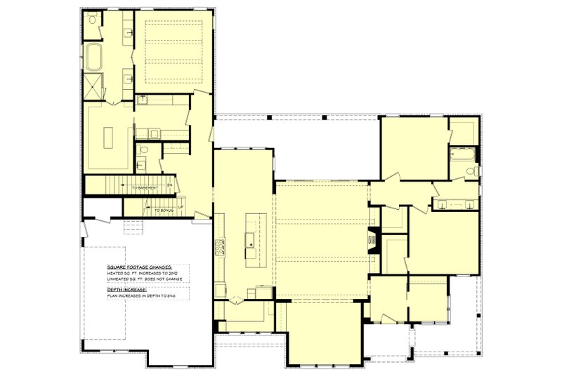 House Plan Design - Floor Plan - Other Floor 1 for Farmhouse House Plan #430-272 - 3 bed, 2.5 bath