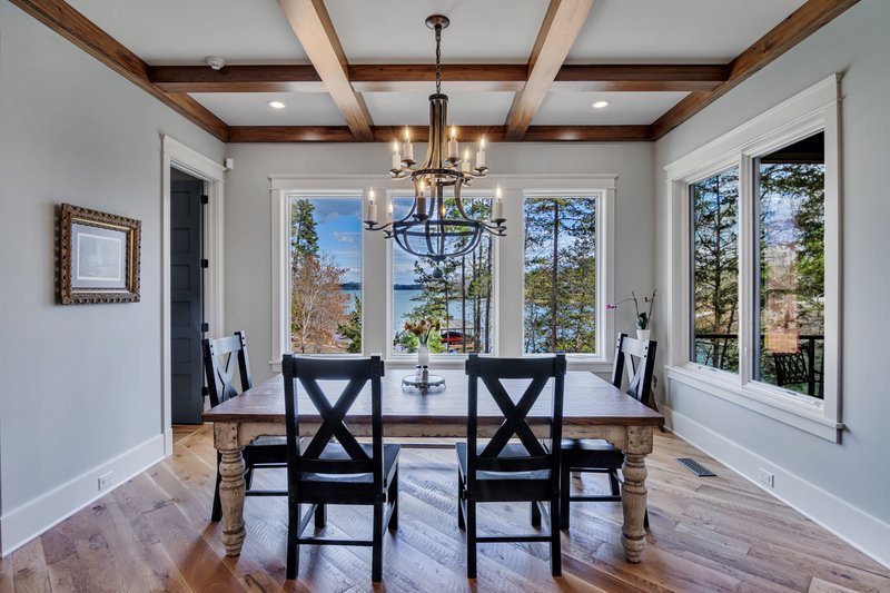 House Plan Design - Interior - Dining Room 1 for Craftsman House Plan #54-438 - 4 bed, 3.5 bath