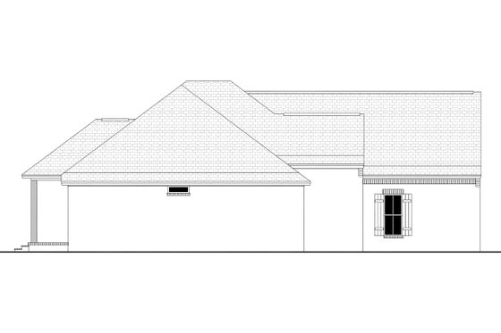 Exterior - Other Elevation for European House Plan #430-121 - 4 bed, 2 bath