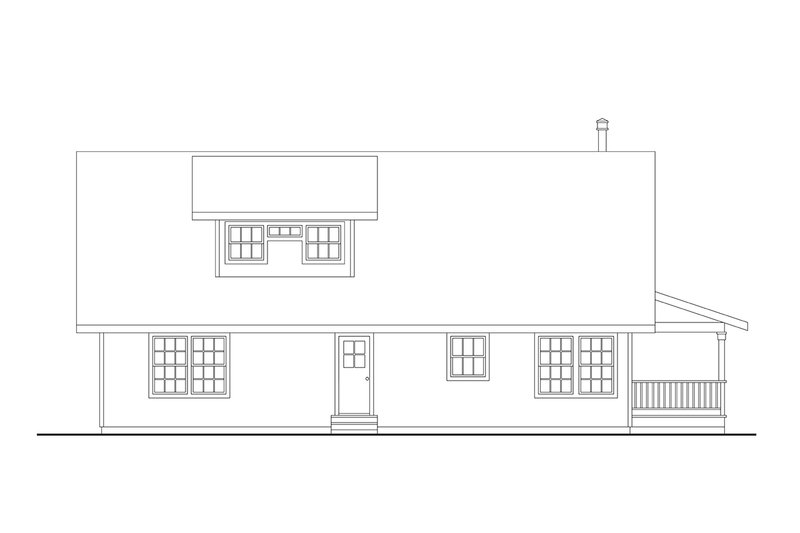 Dream House Plan - Exterior - Other Elevation for Country House Plan #124-1428 - 3 bed, 3.5 bath