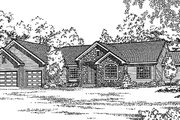 Country Style House Plan - 3 Beds 2.5 Baths 2037 Sq/Ft Plan #942-4 