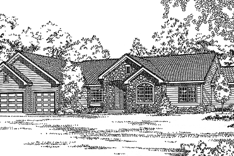 Country Style House Plan - 3 Beds 2.5 Baths 2037 Sq/Ft Plan #942-4