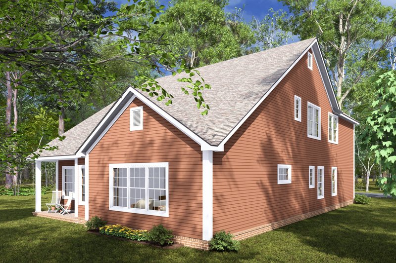 Architectural House Design - Exterior - Other Elevation 1 for Cottage House Plan #513-2274 - 4 bed, 3.5 bath
