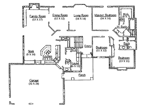 Dream House Plan - Traditional Floor Plan - Main Floor Plan #945-49