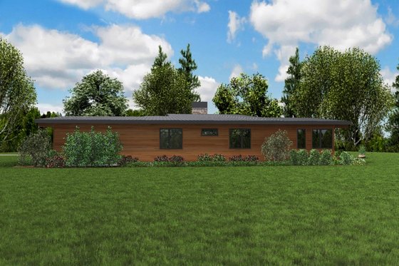 Exterior - Other Elevation for Contemporary House Plan #48-1001 - 3 bed, 2.5 bath